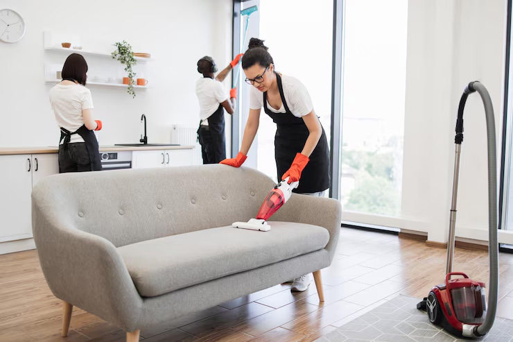 the domestic cleaning